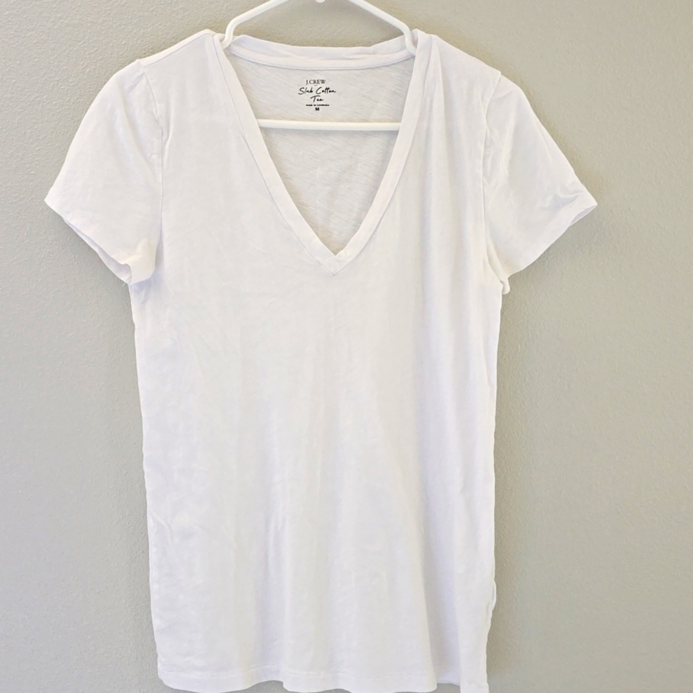 4/16 JCREW SLUB COTTON TEE